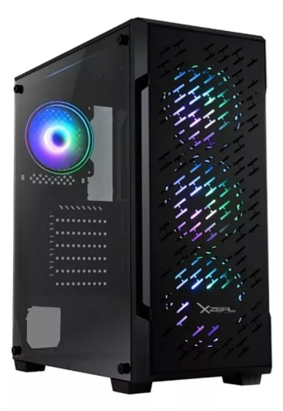 Foto 4 pulgar | Gabinete Xzeal Xz135 Con Ventana Mid Tower Atx Micro /v Color Negro
