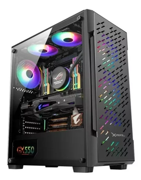 Foto 5 pulgar | Gabinete Xzeal Xz135 Con Ventana Mid Tower Atx Micro /v Color Negro