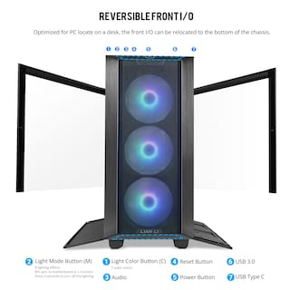 Foto 3 | Funda Para Pc Lian Li Lancool Iii E-atx Con Ventiladores Rgb Y Vidrio Templado - Venta Internacional.