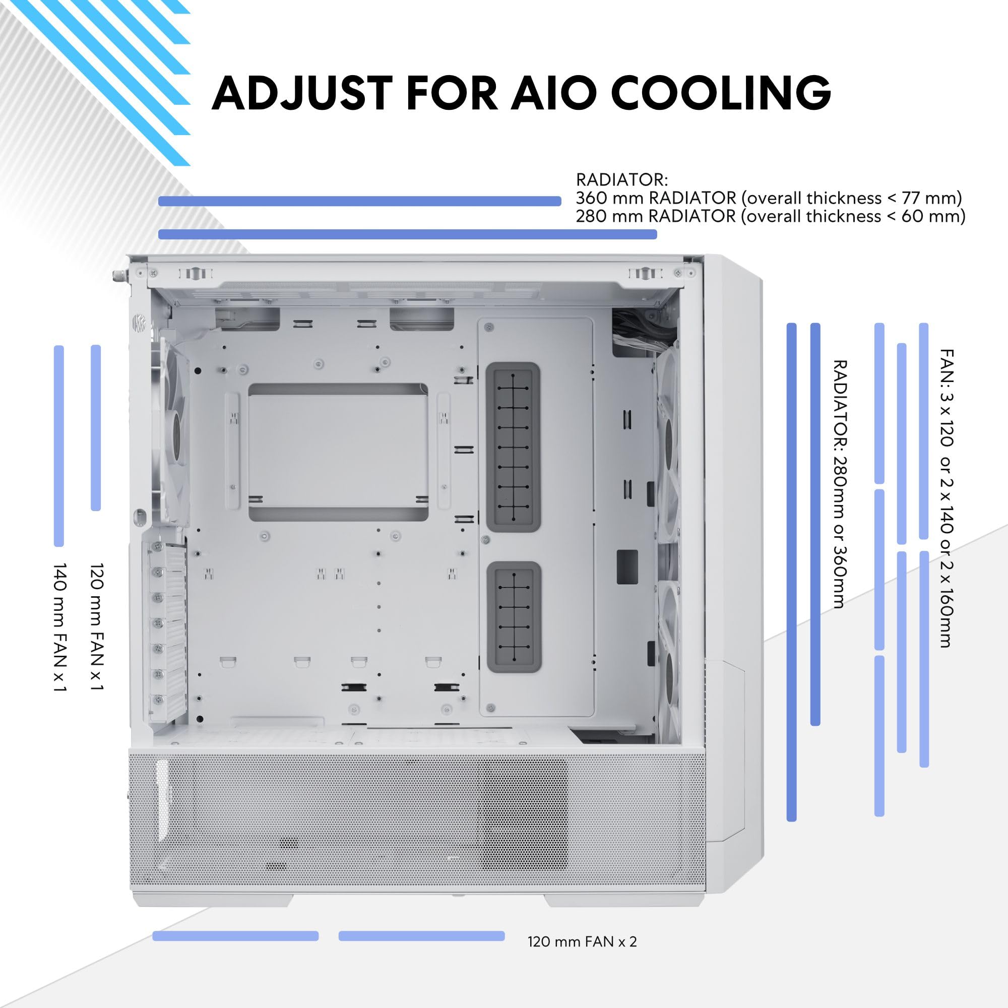 Foto 7 pulgar | Case Lian Li Lancool 216 Mid-tower Con Alto Rendimiento De Refrigeración - Venta Internacional.