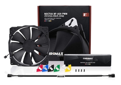 Foto 4 | Ventilador Noctua Nf-a20 Pwm Chromax.black.swap 200x30 Mm Para Escritorio - Venta Internacional.