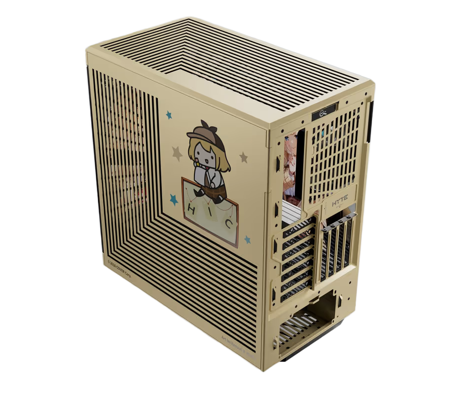 Foto 5 pulgar | Gabinete Hyte Y40 Amelia Watson Bundle M-atx S/fuente Cristal Amarillo Cs-hyte-y40-ame