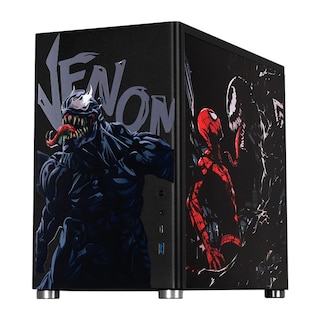 Foto 2 | Gabinete Gamer Xtreme Pc Gaming Venom-spider Comic Edition Mini Torre Micro Atx Usb-c Cristal Templado