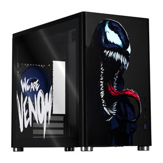 Foto 1 | Gabinete Gamer Xtreme Pc Gaming Venom Comic Edition Mini Torre Micro Atx Usb-c Cristal Templado