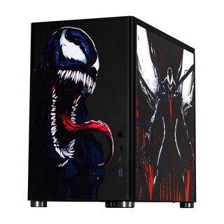 Foto 2 | Gabinete Gamer Xtreme Pc Gaming Venom Comic Edition Mini Torre Micro Atx Usb-c Cristal Templado