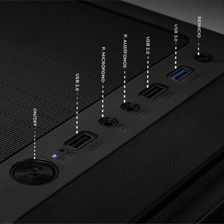 Foto 4 | Gabinete Gamer Xtreme Pc Gaming Boba Comic Edition Media Torre Atx 600w 4 Fan Argb Cristal Templado