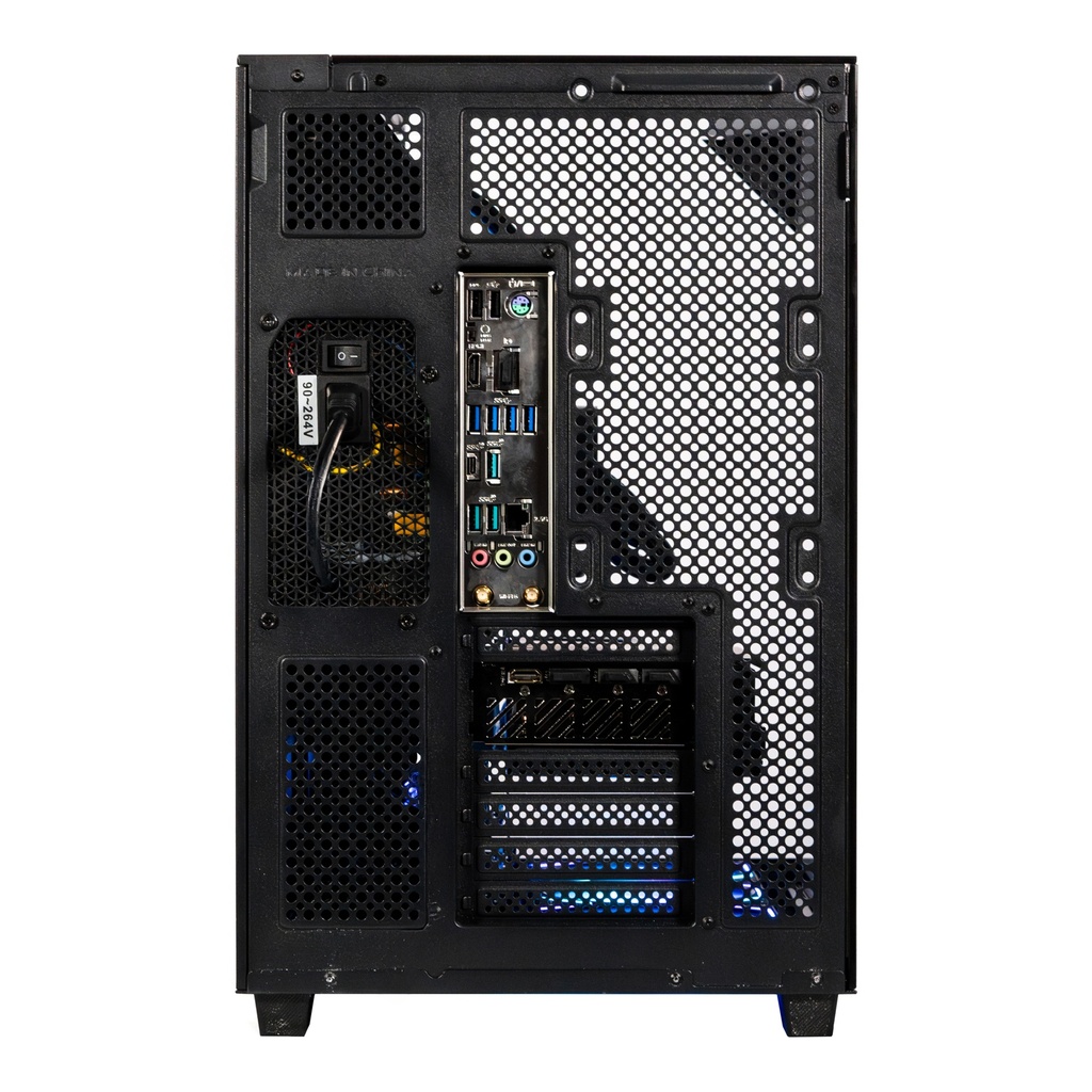 Foto 6 pulgar | Gabinete Naceb Iris Gamer M-atx Argb 4vent S/fuente Cristal Negro Na-0639