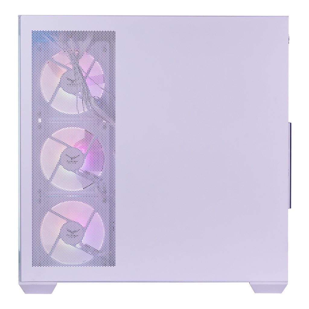Foto 6 pulgar | Gabinete Naceb Nebula Gamer M-atx Argb 4vent S/fuente Cristal Blanco Na-0637b