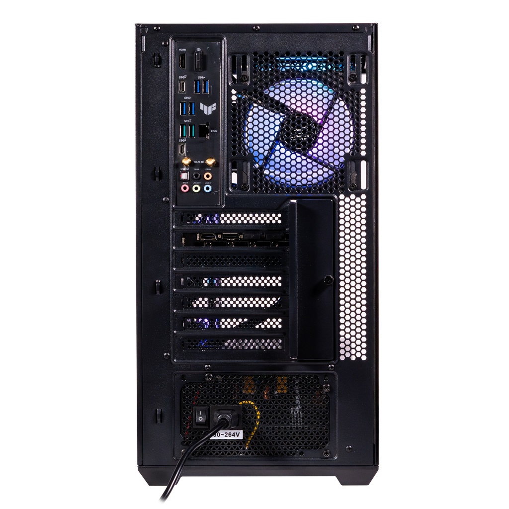 Foto 5 | Gabinete Naceb Nebula Gamer M-atx Argb 4vent S/fuente Cristal Negro Na-0637n