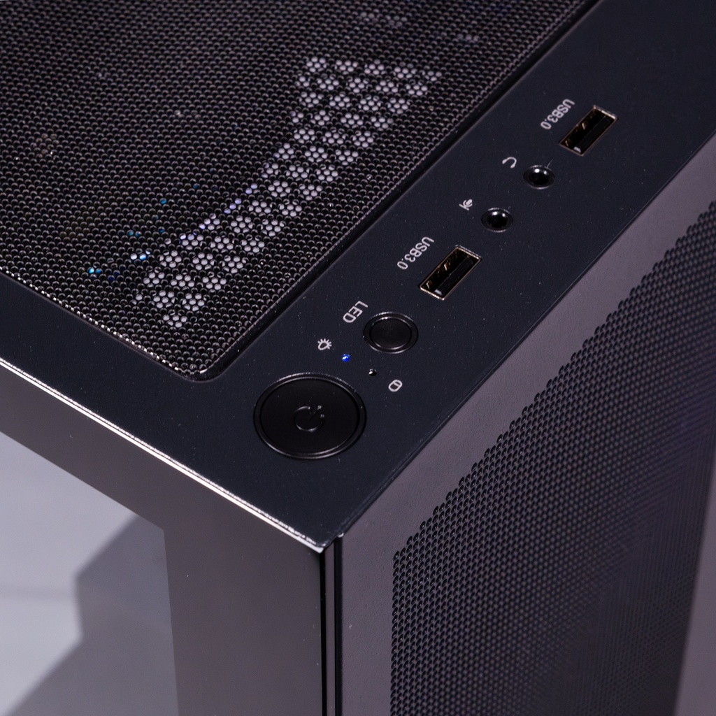Foto 8 | Gabinete Naceb Nebula Gamer M-atx Argb 4vent S/fuente Cristal Negro Na-0637n