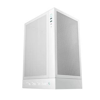 Foto 2 | Gabinete Deepcool Ch170 Digital Blanco Argb Atx S/fuente Cristal R-ch170-whnpi0d-g-1