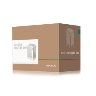 Foto 8 | Gabinete Deepcool Ch170 Digital Blanco Argb Atx S/fuente Cristal R-ch170-whnpi0d-g-1
