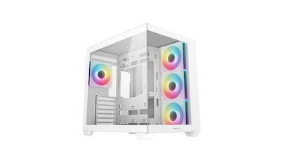 Foto 1 | Gabinete Deepcool Cg530 4f Blanco Argb Atx S/fuente Cristal R-cg530-whada4-g-1