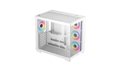 Foto 2 | Gabinete Deepcool Cg530 4f Blanco Argb Atx S/fuente Cristal R-cg530-whada4-g-1