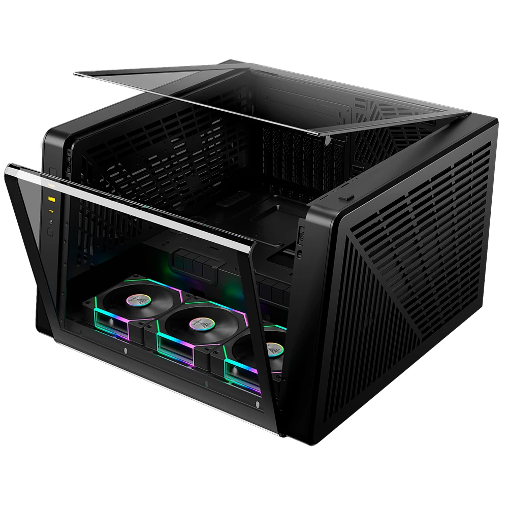 Foto 6 pulgar | Gabinete Gamdias Neso P1 Pro Negro E-atx Argb S/fuente Cristal Gd-neso P1 Pro