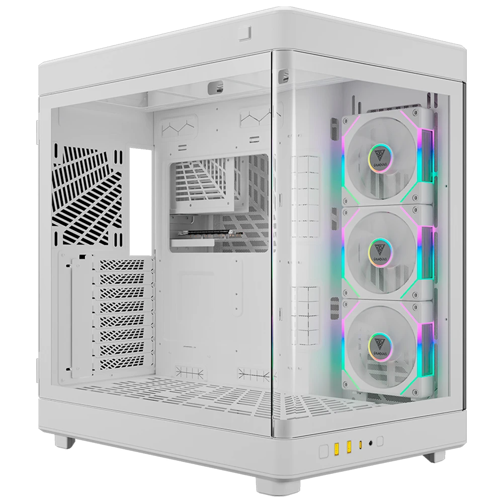 Foto 2 pulgar | Gabinete Gamdias Neso P1 Pro Blanco E-atx Argb S/fuente Cristal Gabinete Gd-neso P1 Pro Ww