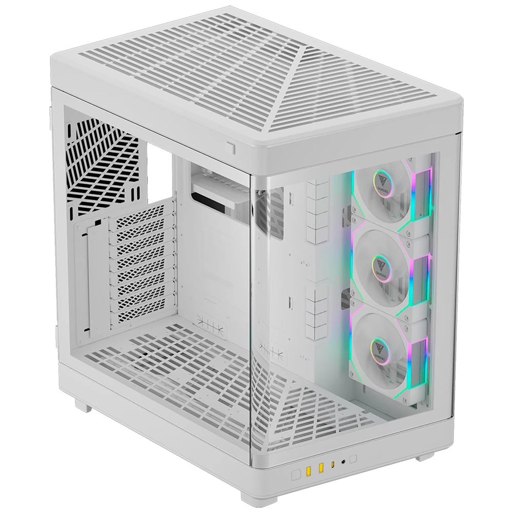 Foto 3 pulgar | Gabinete Gamdias Neso P1 Pro Blanco E-atx Argb S/fuente Cristal Gabinete Gd-neso P1 Pro Ww