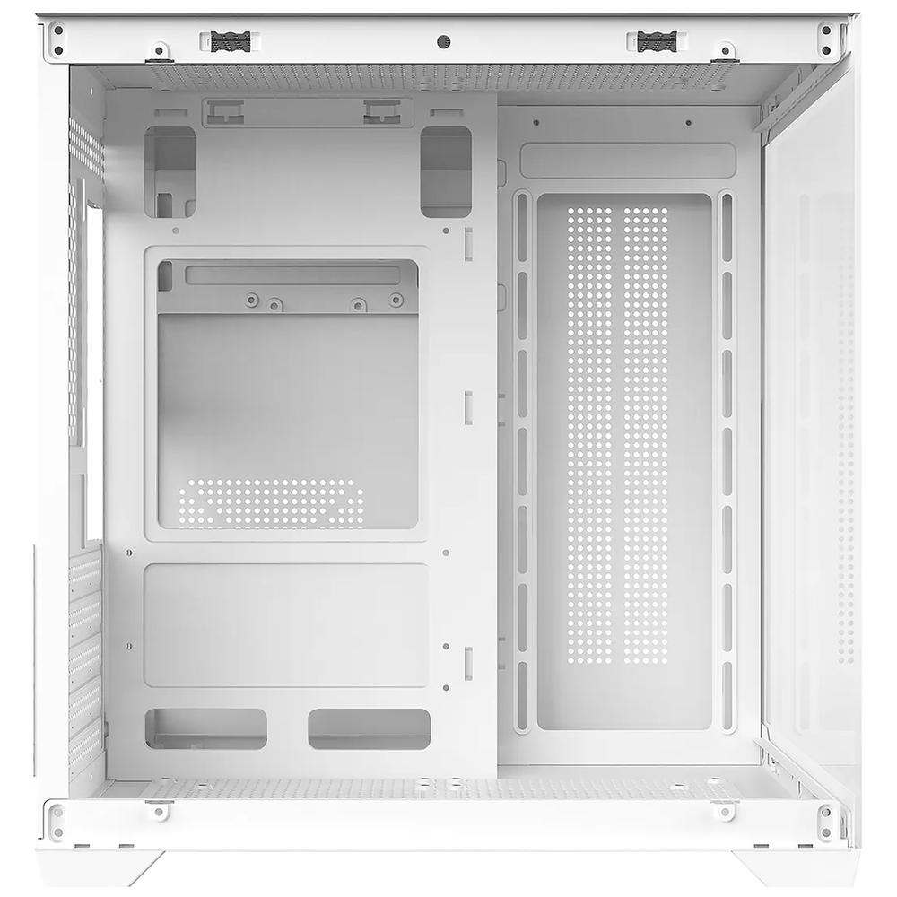 Foto 3 | Gabinete Gamer Xzeal Panzer Ii Cubo Micro Atx Mini Torre 3 Fan Cristal Templado Rgb Blanco