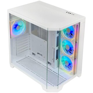 Foto 2 | Gabinete Gamer Xzeal X-tron Atx Media Torre 4 Fan Cristal Templado Argb Blanco