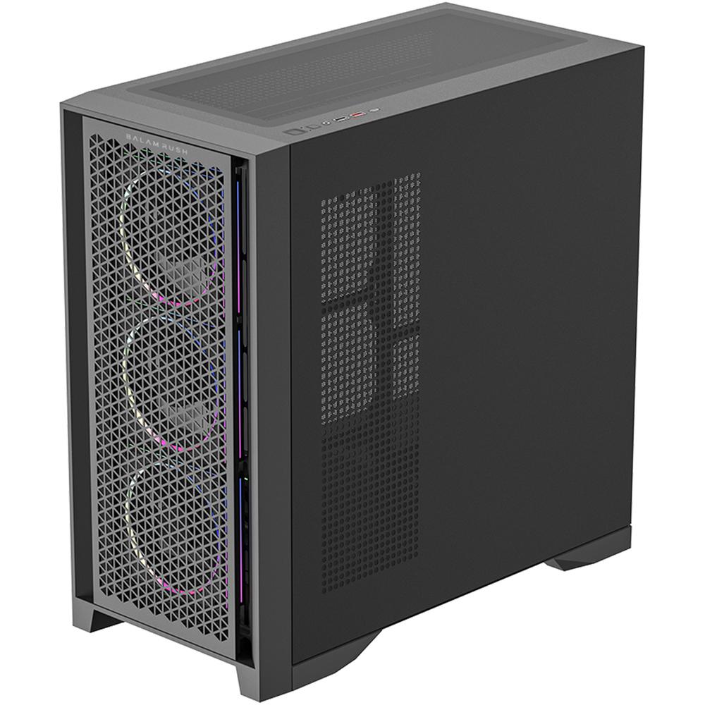 Foto 3 pulgar | Gabinete Gamer Balam Rush Carbono Polar Twin Mate 9900 Atx Media Torre 5 Fan Argb Frente Intercambiable Usb-c Negro