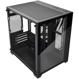 Foto 2 | Gabinete Gamer Xzeal Panzer Ii Cubo Micro Atx Mini Torre 3 Fan Cristal Templado Rgb Negro