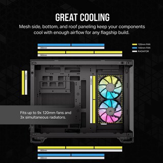 Foto 6 | Gabinete Corsair Icue Link 2500x Rgb Con Ventana Negro