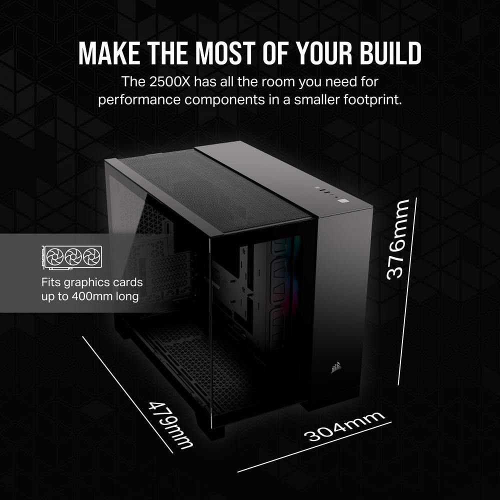 Foto 8 pulgar | Gabinete Corsair Icue Link 2500x Rgb Con Ventana Negro