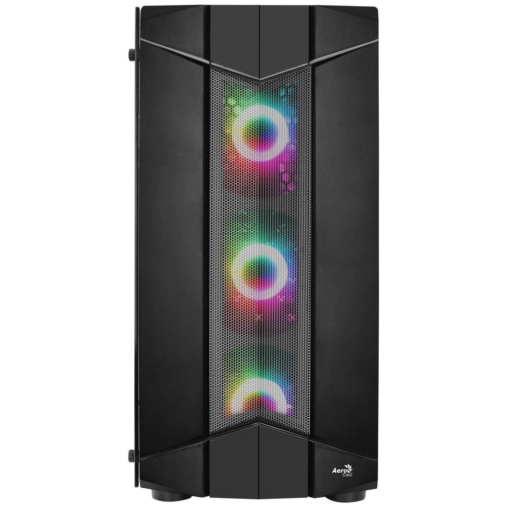 Foto 3 pulgar | Gabinete Gamer Aerocool Sentinel Black Mid-tower Atx Rgb