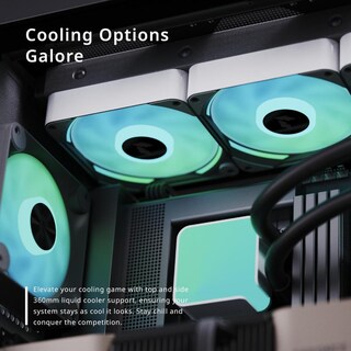 Foto 5 | Gabinete Apnx C1 Midi-tower Gab C1-bk-v1 Negro Argbatx