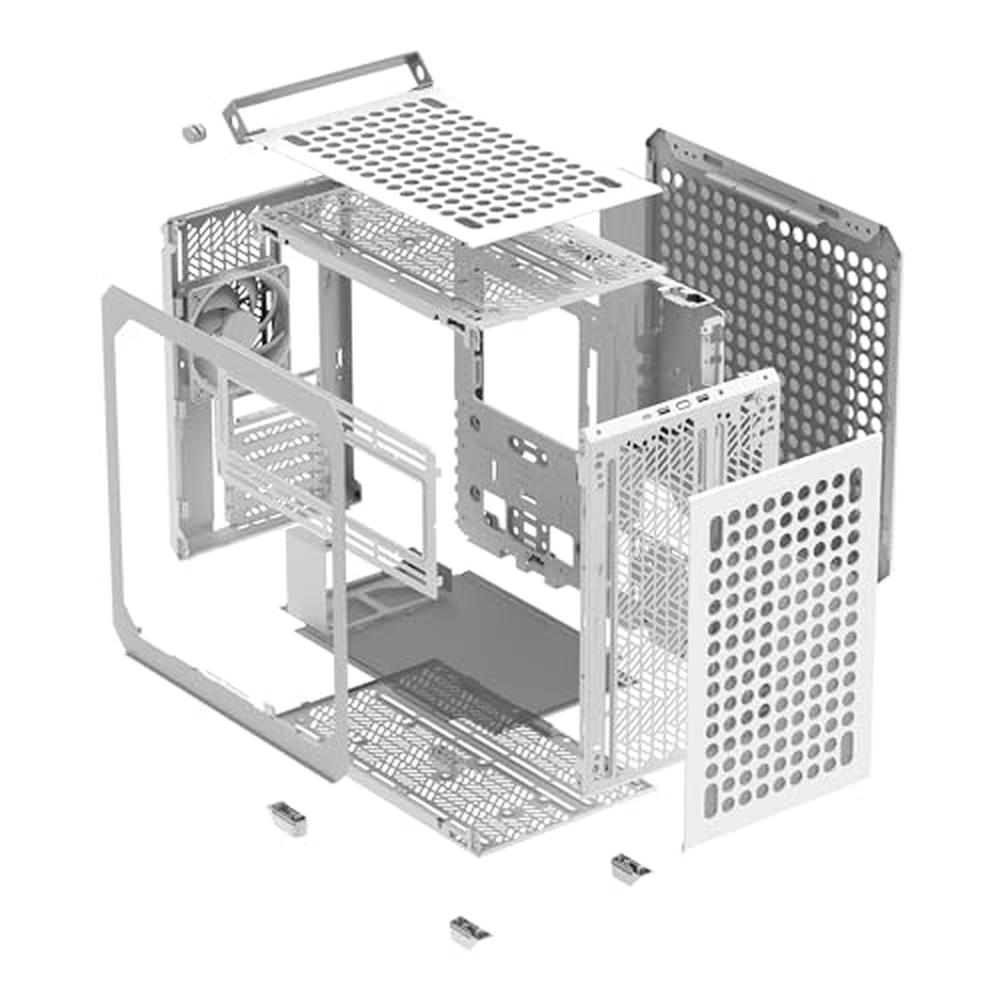 Foto 9 pulgar | Gabinete Cooler Master Qube 500 Flatpack Ventana Blanco