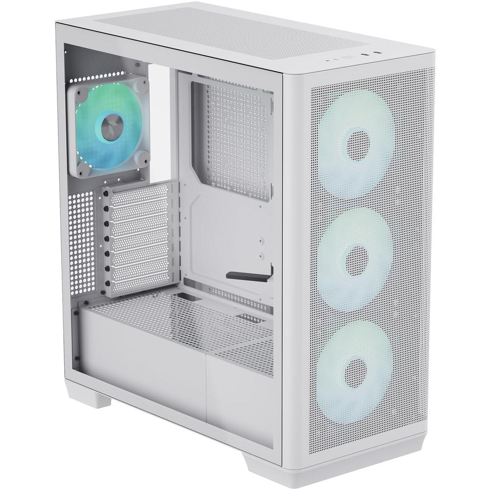 Gabinete Apnx Midi-tower Sin Fuente Argb Usb 3.2 Color