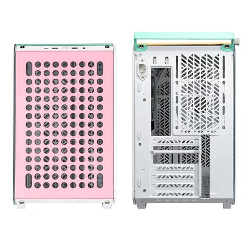 Foto 6 pulgar | Gabinete Cooler Master Qube 500 Flatpack Ventana Menta