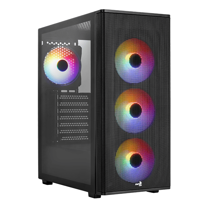 Foto 2 pulgar | Gabinete Aerocool Designer Gbkv2 4711099476770 Media Torre/atx/panel Izq Cristal/negro