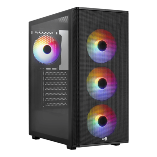 Foto 1 | Gabinete Aerocool Designer Gbkv2 4711099476770 Media Torre/atx/panel Izq Cristal/negro