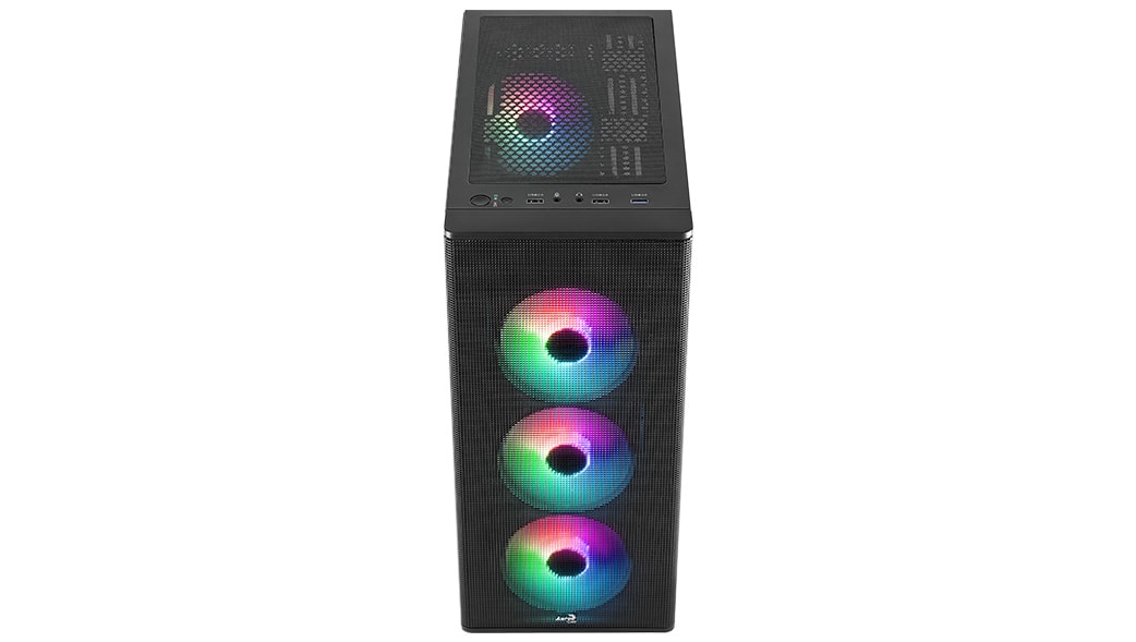 Foto 4 pulgar | Gabinete Aerocool Designer Gbkv2 4711099476770 Media Torre/atx/panel Izq Cristal/negro