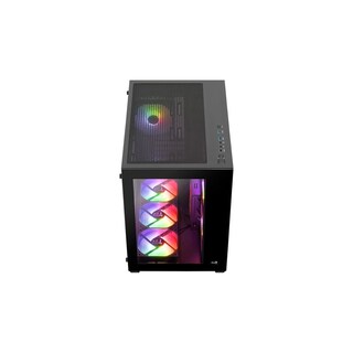 Foto 3 | Gabinete Gamer Aerocool Dryft Argb Stylish 4711099474110 Media Torre, Ventana De Cristal Templado, Sin Fuente, Negro, A