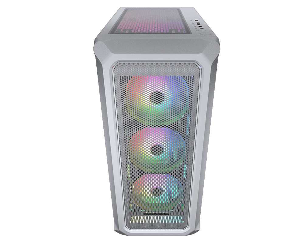 Foto 3 pulgar | Gabinete Cougar Archon 2 Mesh Rgb White / Panel Frontal Mesh / Panel Lateral Cristal Templado / 3 Ventiladores Ar