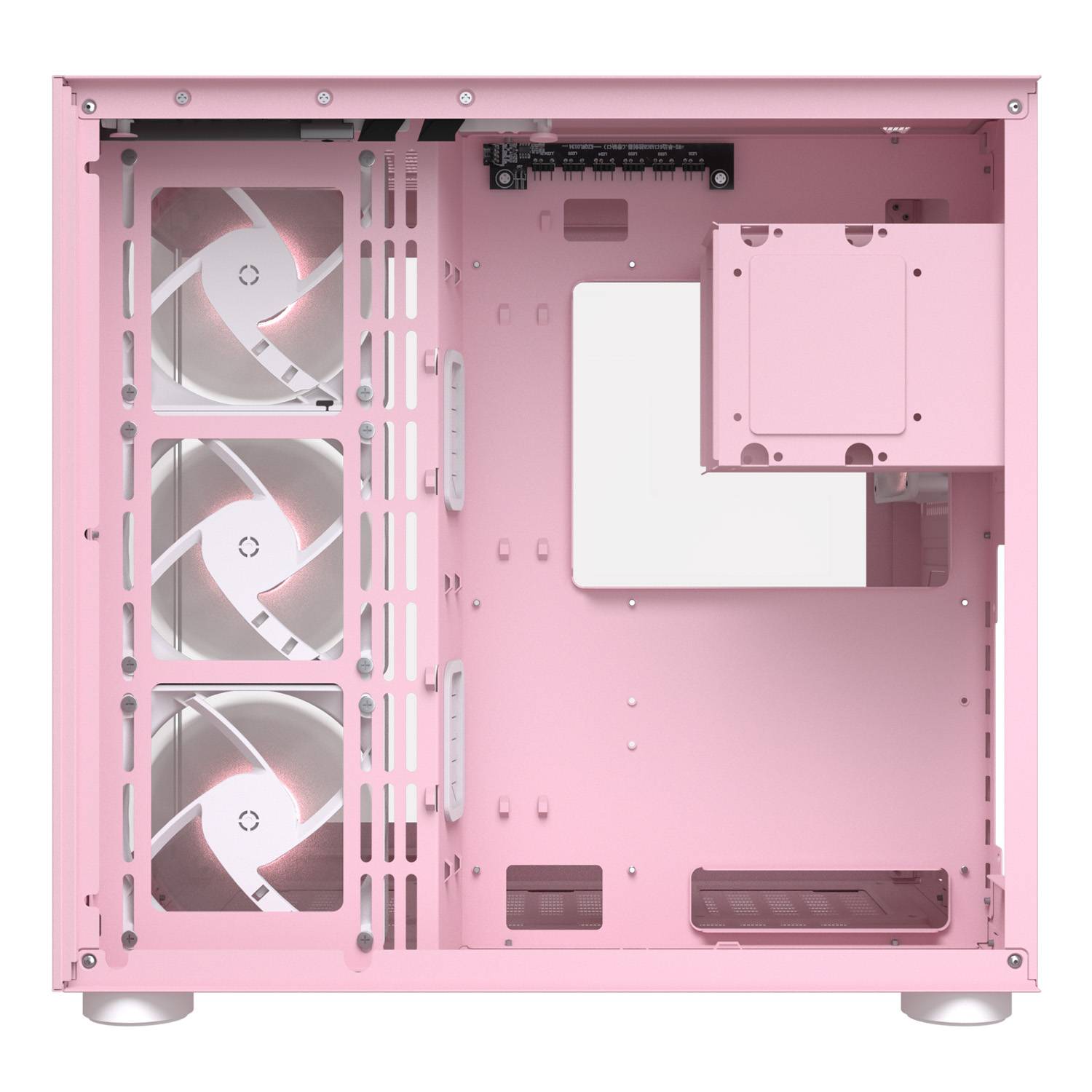 Foto 8 pulgar | Gabinete Gamer Cougar Fv150 Rgb Rosa, Estilo Y Rendimiento Con 4 Ventiladores Argb Y Panel De Cristal Templado