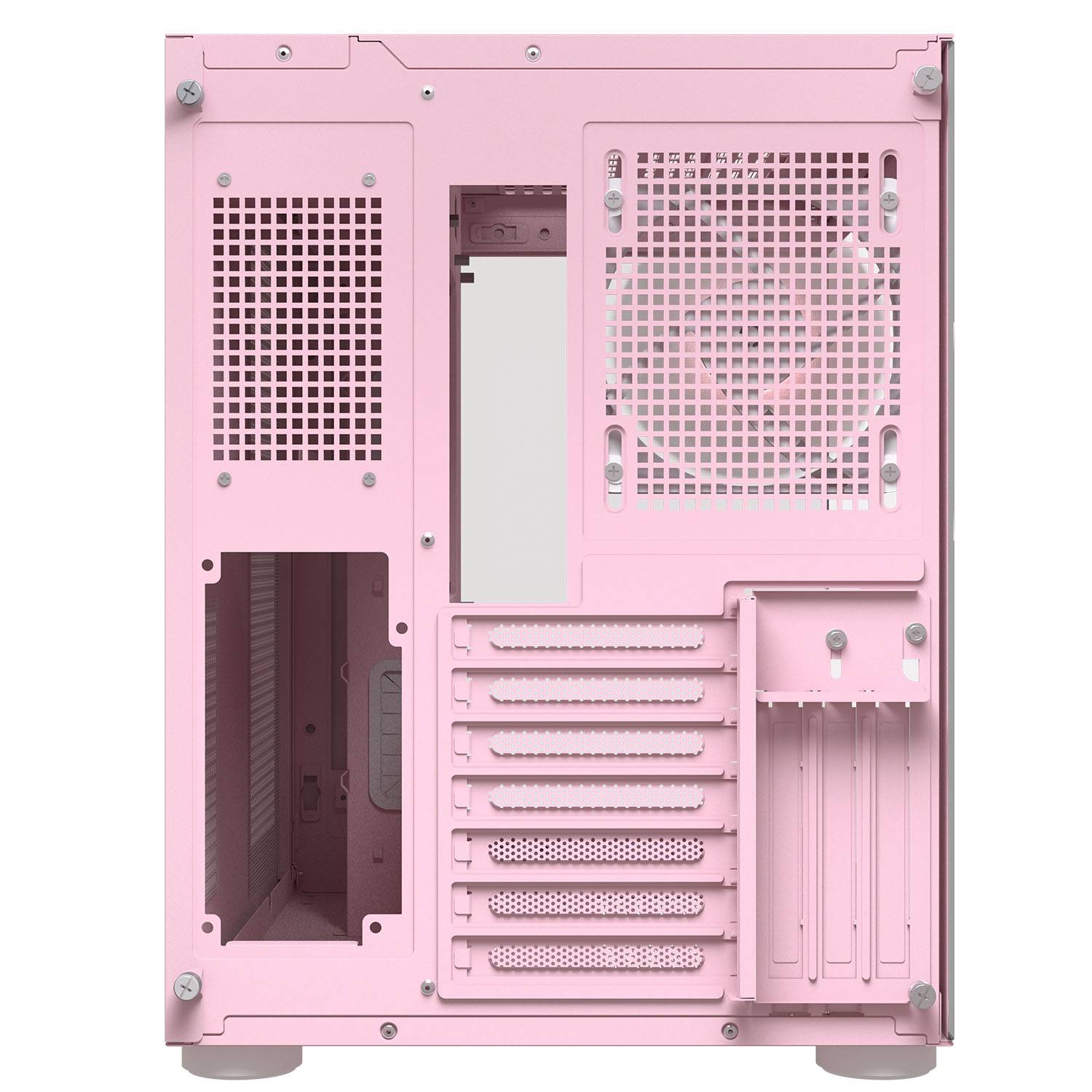 Foto 9 pulgar | Gabinete Gamer Cougar Fv150 Rgb Rosa, Estilo Y Rendimiento Con 4 Ventiladores Argb Y Panel De Cristal Templado