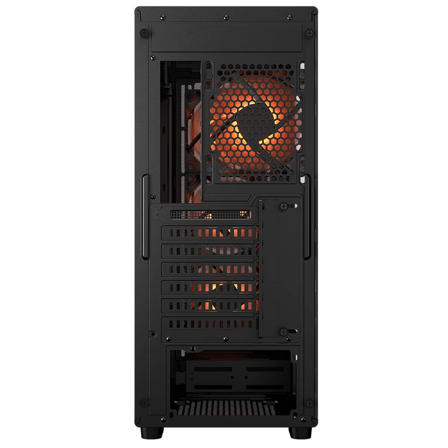 Foto 9 pulgar | Gabinete Gamer Cougar Mx220 Rgb Black, Potencia, Estilo Y Flujo De Aire Óptimo Con 4 Ventiladores Incluidos