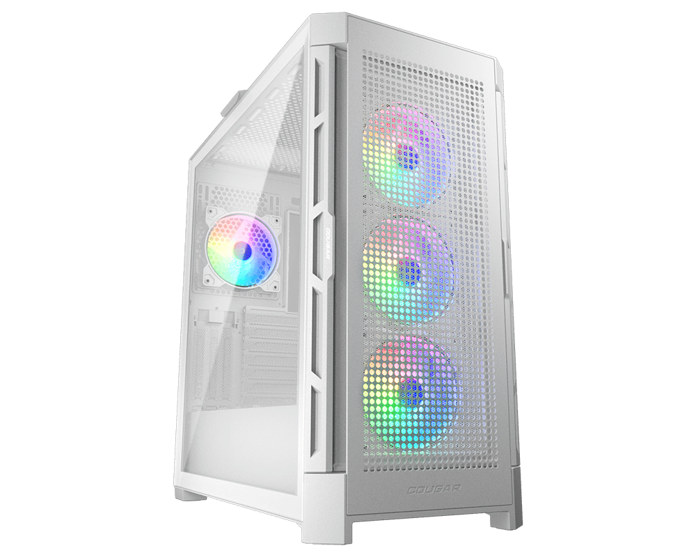 Gabinete Cougar Airface Pro-rgb Blanco, Estilo, Potencia Y Máxima Refrigeración Para Tu Pc Gamer