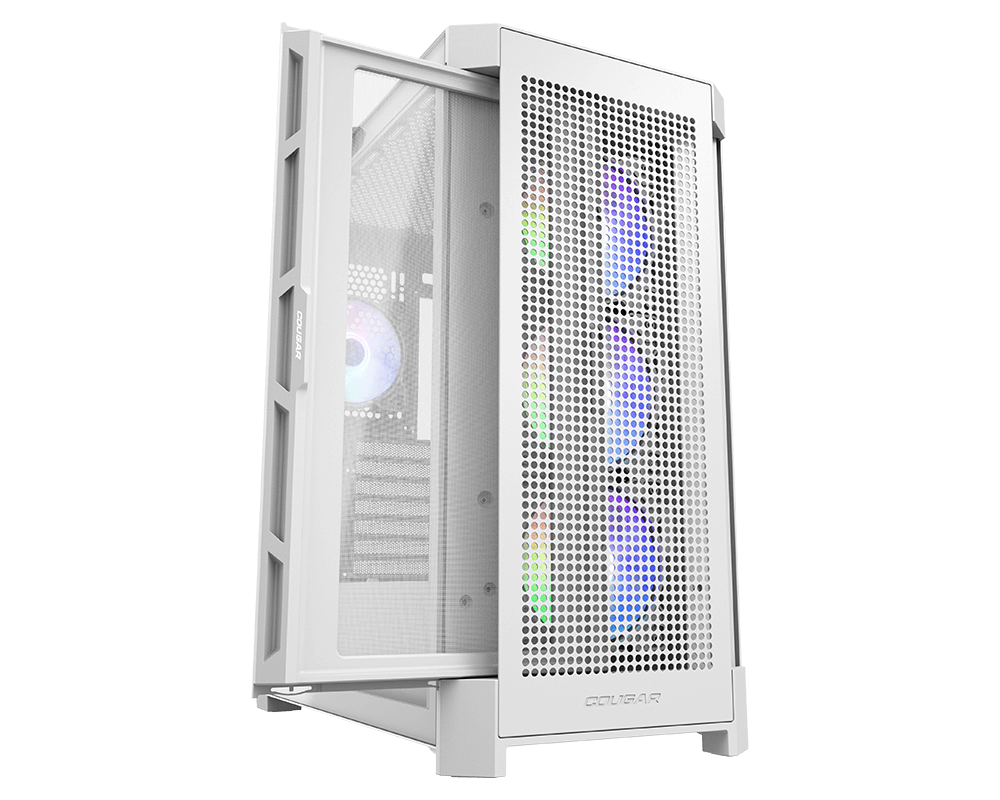 Foto 3 pulgar | Gabinete Cougar Airface Pro-rgb Blanco, Estilo, Potencia Y Máxima Refrigeración Para Tu Pc Gamer