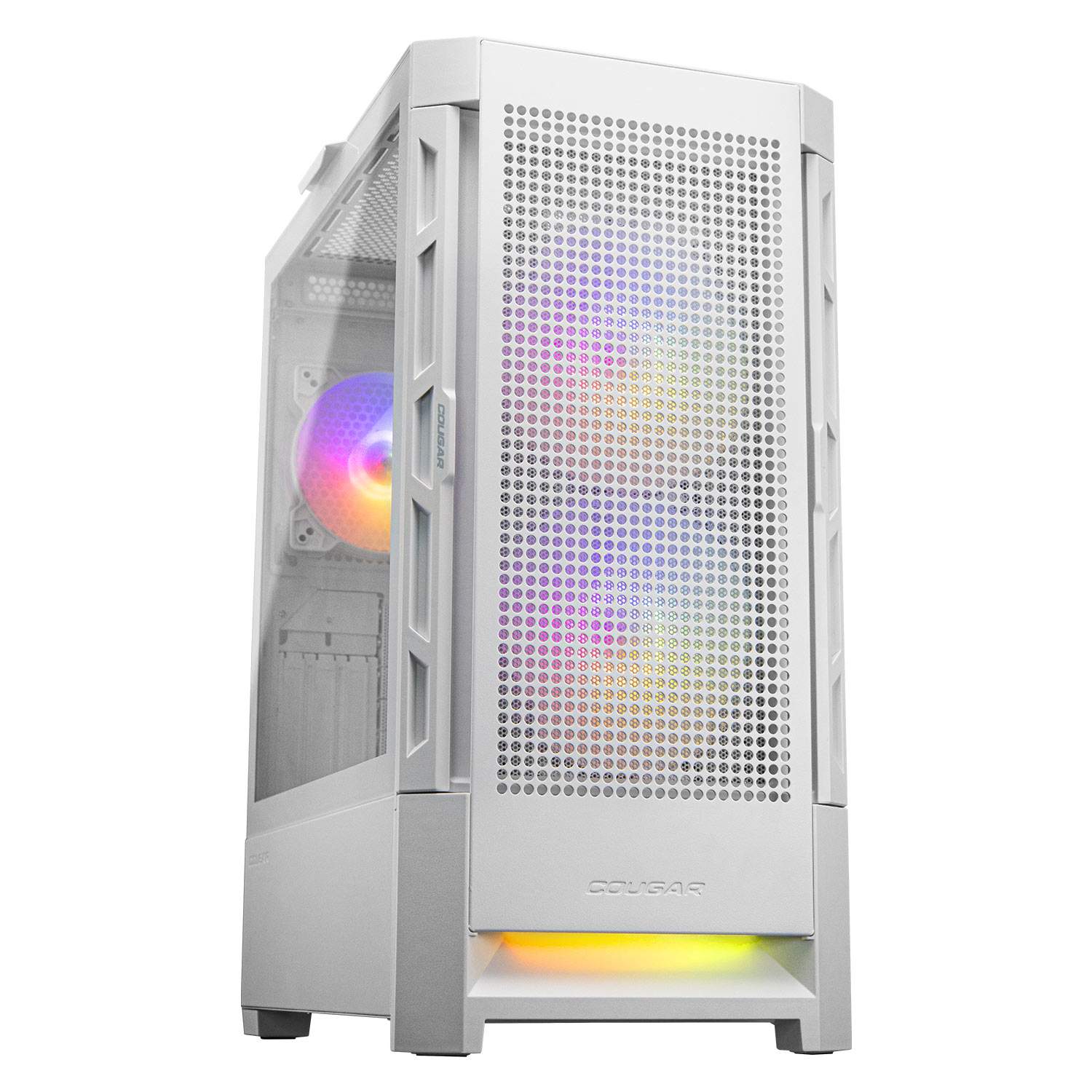 Foto 3 pulgar | Gabinete Gamer Cougar Duoface Rgb Blanco, Estilo, Potencia Y Versatilidad En Un Solo Chasis Eatx