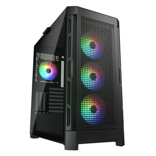 Foto 1 | Gabinete Gamer Cougar Duoface Pro-rgb Negro, Iluminación Argb, Cristal Templado Y Espacio Para E-atx