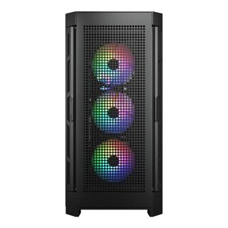 Foto 4 | Gabinete Gamer Cougar Duoface Pro-rgb Negro, Iluminación Argb, Cristal Templado Y Espacio Para E-atx