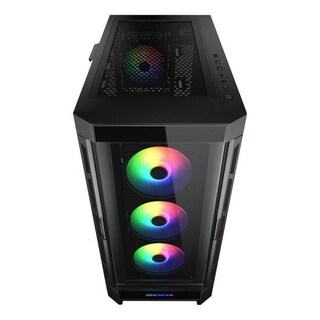 Foto 7 | Gabinete Gamer Cougar Duoface Pro-rgb Negro, Iluminación Argb, Cristal Templado Y Espacio Para E-atx