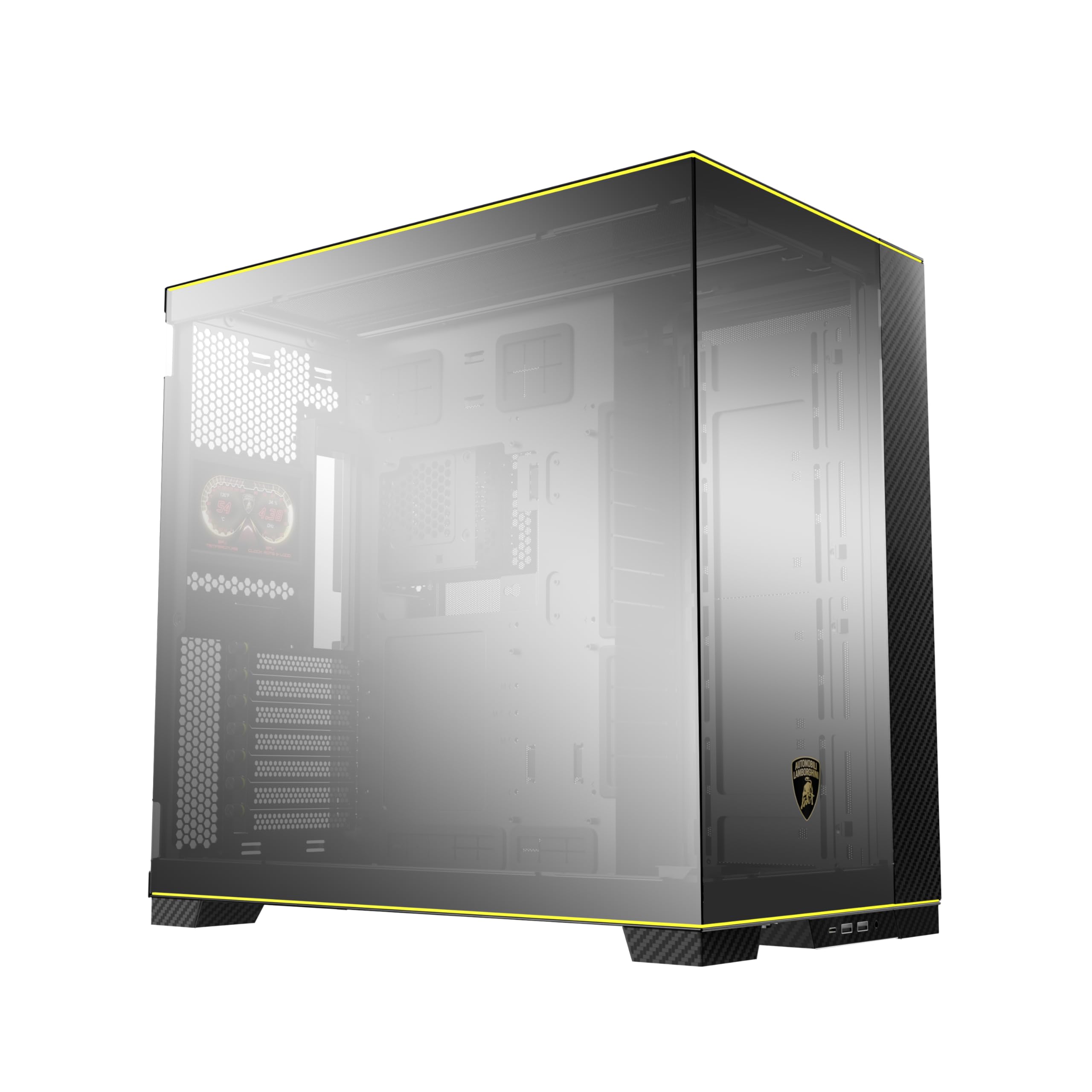 Foto 4 pulgar | Funda Para Pc Lian Li O11d Evo Rgb Automobili Lambo Edition Negra - Venta Internacional.