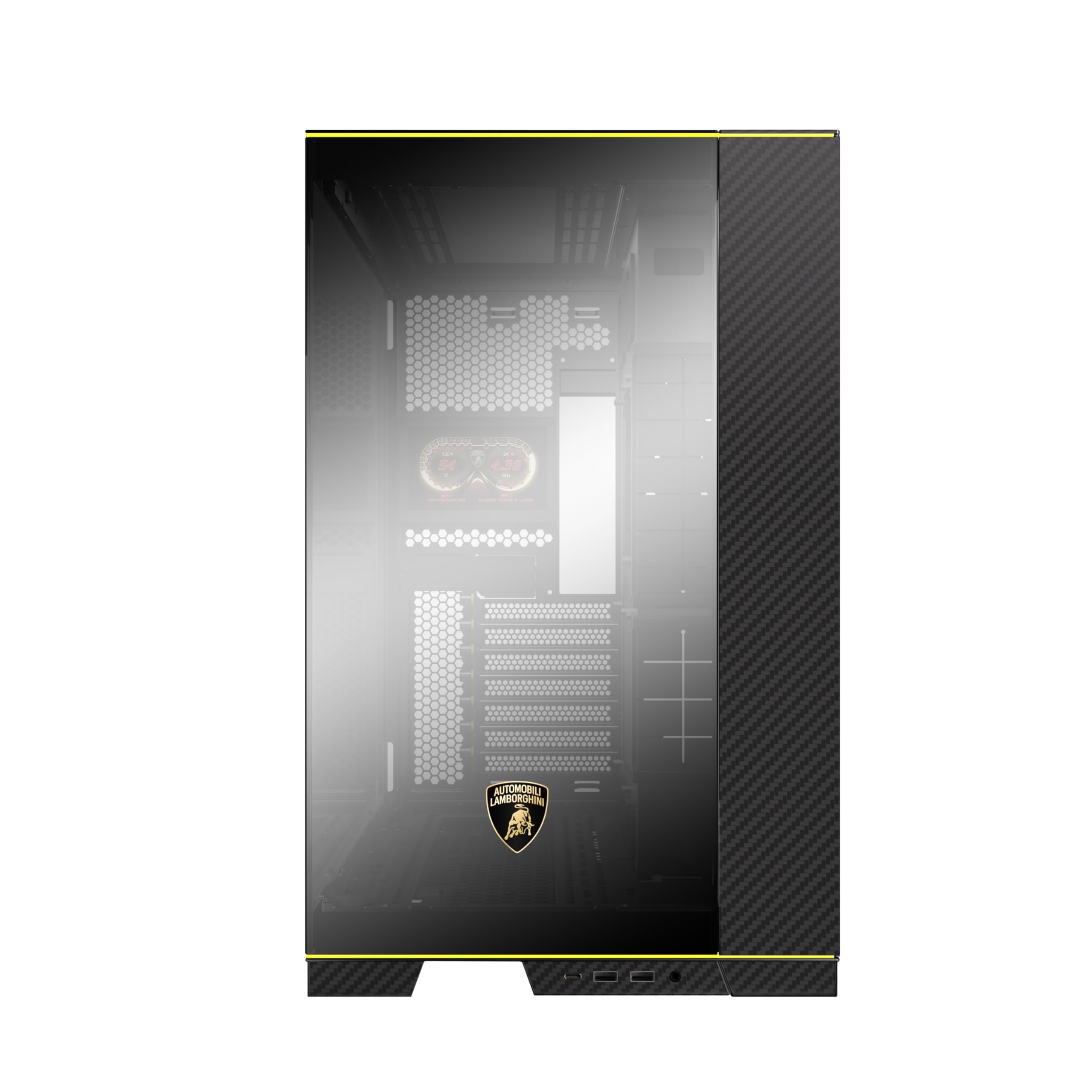 Foto 5 pulgar | Funda Para Pc Lian Li O11d Evo Rgb Automobili Lambo Edition Negra - Venta Internacional.