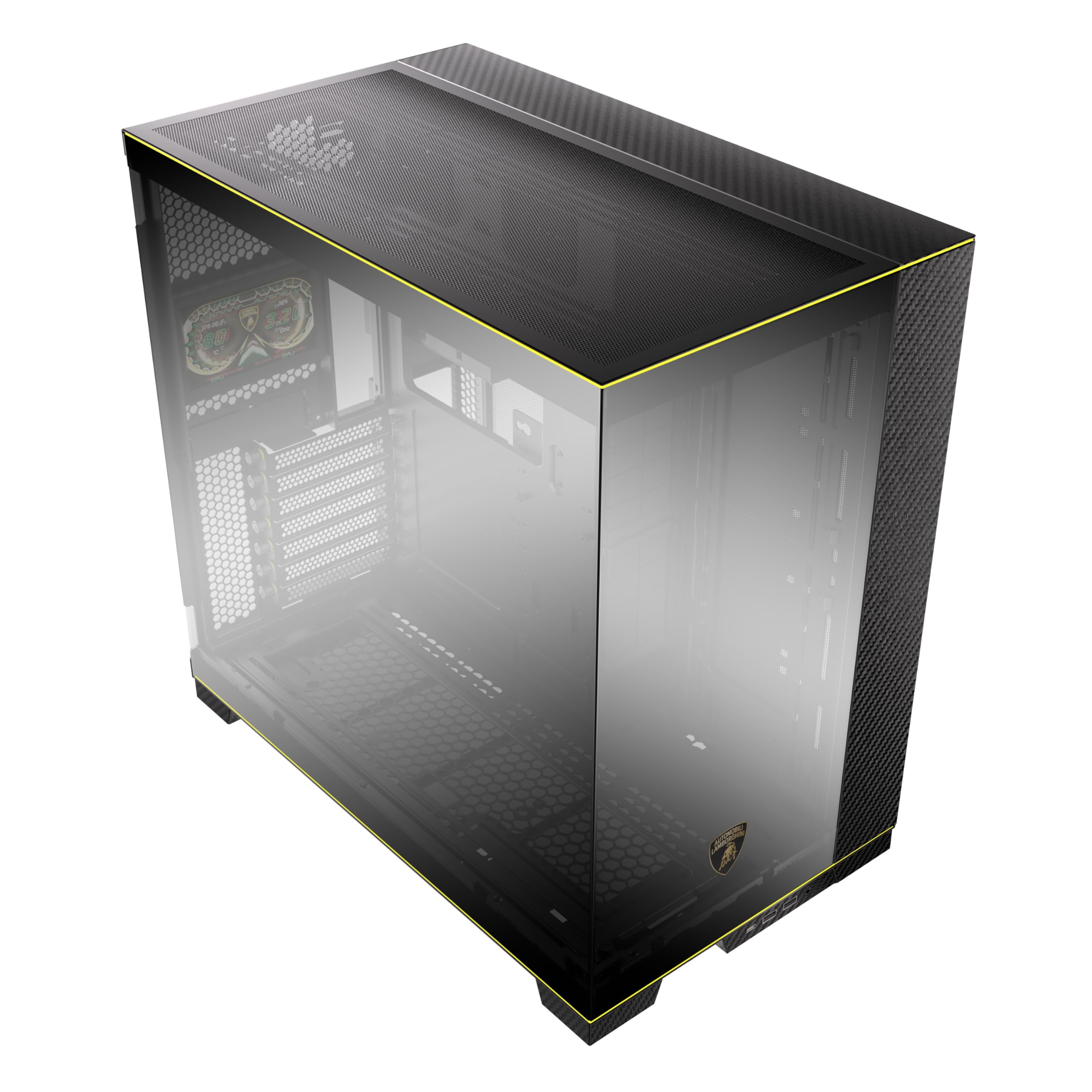 Foto 7 pulgar | Funda Para Pc Lian Li O11d Evo Rgb Automobili Lambo Edition Negra - Venta Internacional.