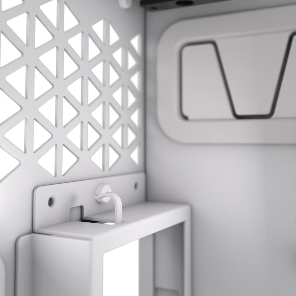 Foto 4 pulgar | Gabinete Corsair Airflow 6500d Blanco S/fuente Cristal M-itx Cc-9011260-ww